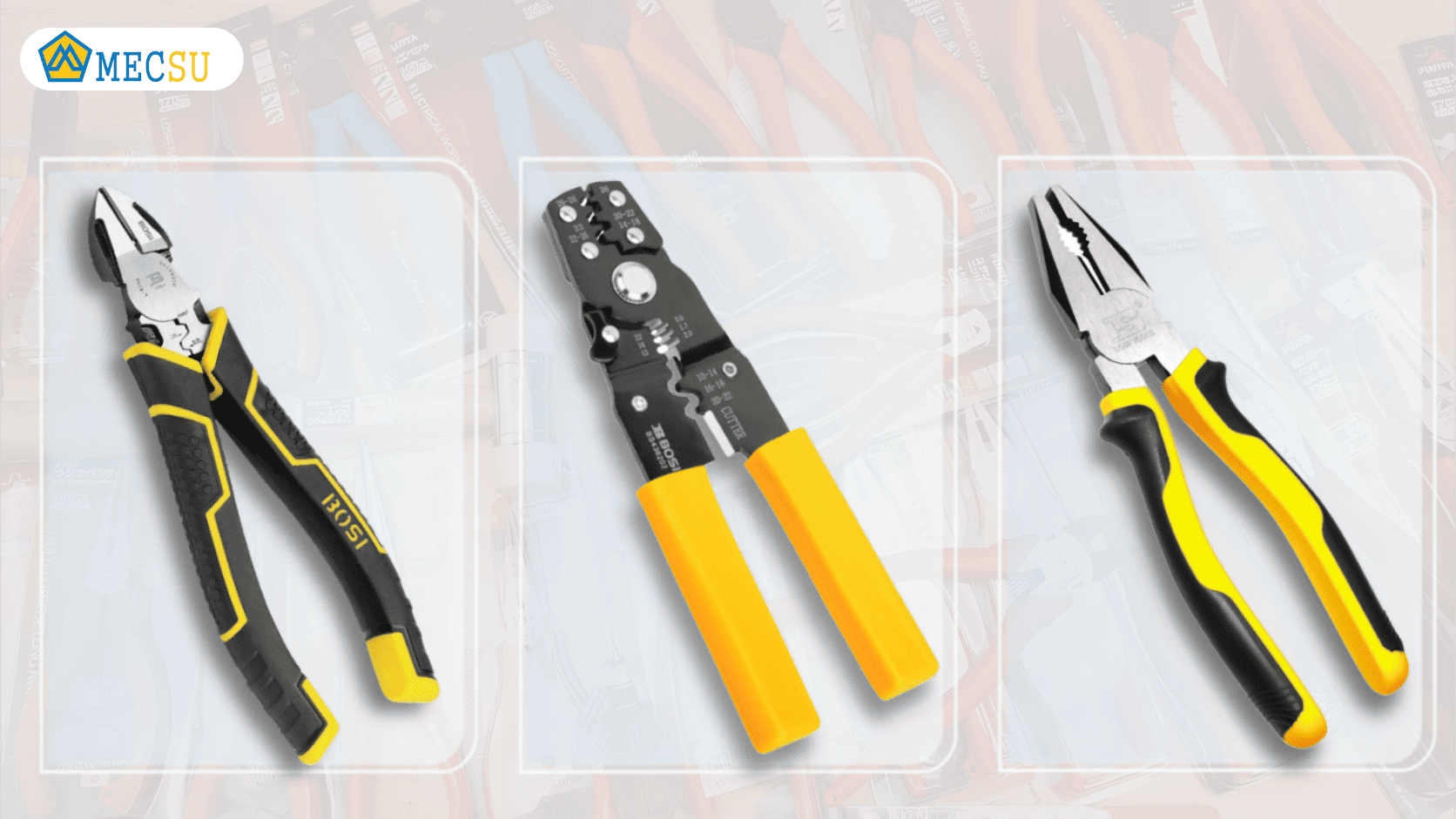 3 loại kìm cắt để cắt dây điện mềm mecsu